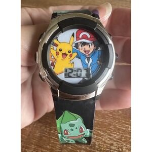 POKEMON Digital Watch Unisex Retro Cartoon Tv Series Accutime Pikachu 2023